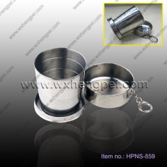 stainless steel folded cup (HPNS-859)