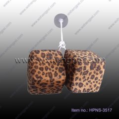 Leopard Safari Animal Car Mirror Fuzzy (HPNS-3517)