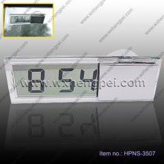 car digital clock with suction cup (HPNS-3507)
