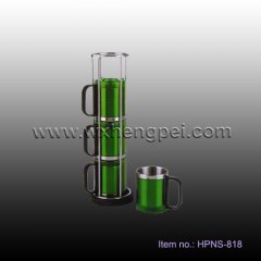 4pcs stainless steel mug set (HPNS-818)