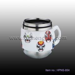 travel coffee mug - ceramic (HPNS-854)