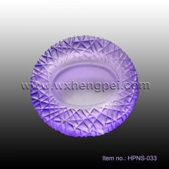 portable glass ashtray - round (HPNS-033)