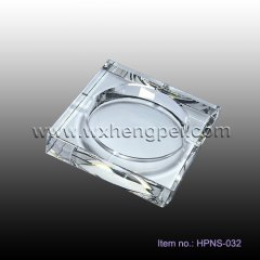 portable glass ashtray - square (HPNS-032)