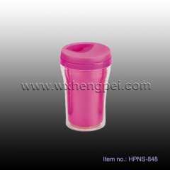 cute & portable plastic travel mug (HPNS-848)