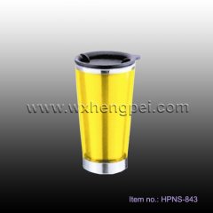 plactic & stainless steel travel mug (HPNS-843)