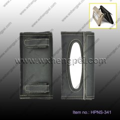 PU faux leather Tissue Visor Holder (HPNS-341)