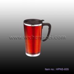 stainless steel travel cup with handle (HPNS-835)