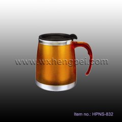 stainless steel cup with handle (HPNS-832)