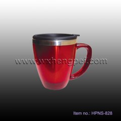 plastic travel mug with handle (HPNS-828)