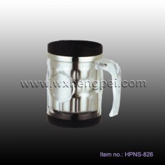 stainless steel & plastic travel mug (HPNS-826)