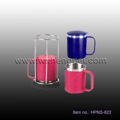 2pcs travel mug stainless steel (HPNS-822)