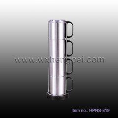 4pcs stainless steel travel mug set (HPNS-819)