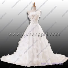 handmade flowers wedding dress (HPFZ-522)
