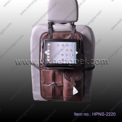 car backseat organizer with pad computer holder  （HPNS-2220