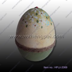 wooden painting egg/ Easter Egg/ colorful wooden egg    (HPJJ