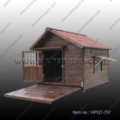 wooden big dog house outdoor home  (HPQT-757 )