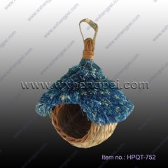 New design nest bird home hourse grass bird nest  （HPQT-752
