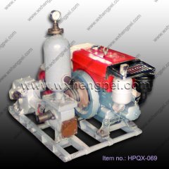 horizontal double-acting reciprocating single-cylinder piston