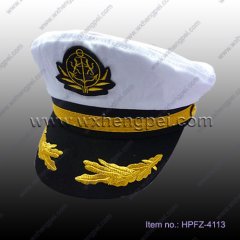 white seaman cap/ uniform cap/ captain cap(HPFZ-4113 )