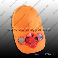 solar LED outdoor cap with fan(HPFZ-4112 )