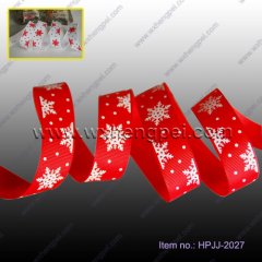 Christmas ribbon decoration gift, satin ribbon, Christmas pat