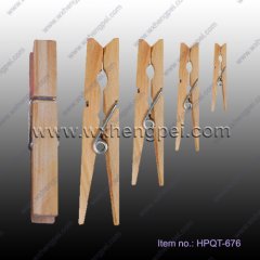 wooden cloth pin/ Colorful wooden clothes peg(HPQT-676)