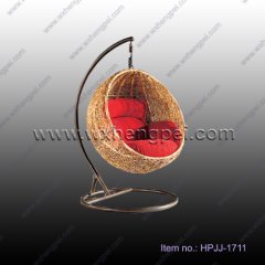 indoor or outdoor rattan hanging chair for adults(HPJJ-1711)