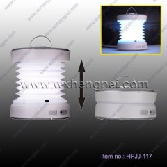 foldable dynamo camping light/ Dynamo power camping LED light（