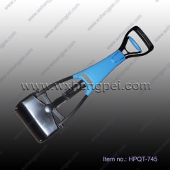 long handle dog waste picker/pet dog waste bag holder/Dog Poo