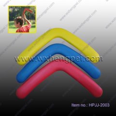 Custom promotional plastic boomerang toy(HPJJ-2003)