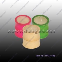 Bamboo Contained Candle / Art Candle / Eco-friendly Candle（
