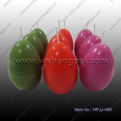 Easter colorful egg shaped candle(HPJJ-490)