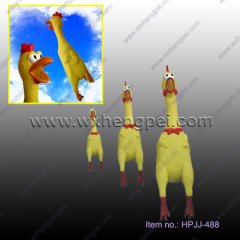 Promotional Squeeze Shrilling Screaming Chicken Fun Toy Gift