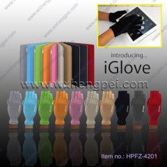 new fashion luxury body feather touchscreen gloves New style