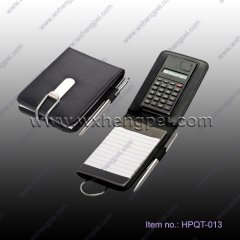 top quality organizer diary with calculator leather pocket di