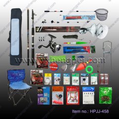 Fishing tool set muti-function fishing tool set with rod net