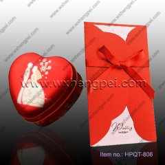 red wedding invitation and bonbonniere(HPQT-806)