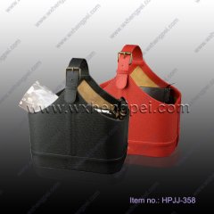 Wine bag promotion leather pvc wine bag gift bag wine holder
