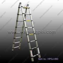 2.6m aluminium extension ladder with finger protection device（