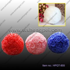 Romance wedding gift candles rose ball candle(HPQT-855)