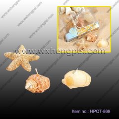 Beach wedding candles sea shells starfish candle(HPQT-869)