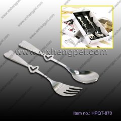 Custom Bridal Wedding Gift Box couple fork spoon small gift c